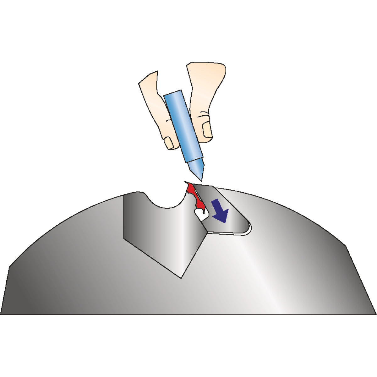 Holzkraft Wendehobelmesser Tersa 410 x 10 x 2,3 mm M+ HSS (3 Stück) - Art. 5271410