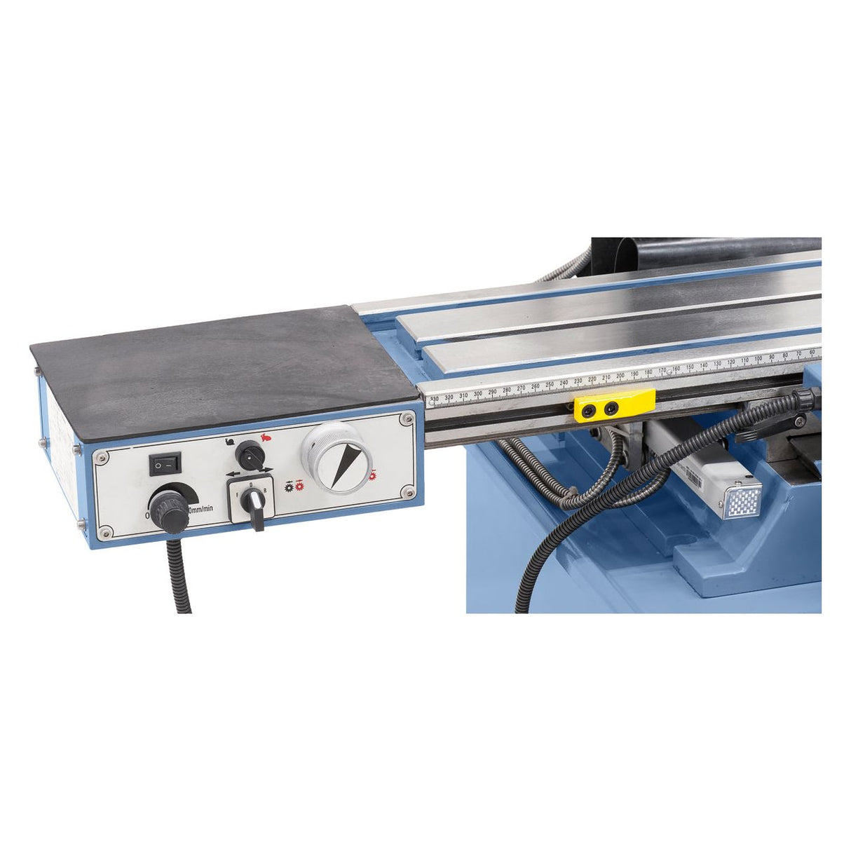 BERNARDO Zubehör für Bohr- und Fräsmaschine – Modell Frästischvorschub FTV 6 - 230 V für KF 25 D Vario/L Vario/Pro