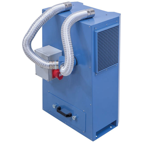 BERNARDO Absauganlage für Metallspäne – Modell Untergestell UGA 2 mit Absaugung