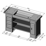 BERNARDO Untergestell für Drehmaschine – Modell Untergestell D14 Deluxe f. Profi 750 Vario