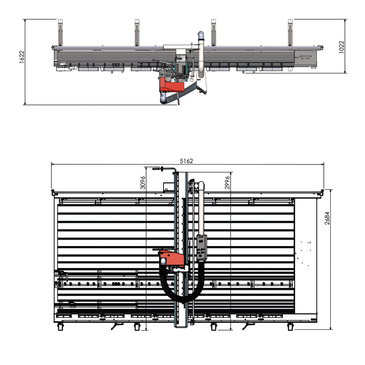 Holzkraft Vertikale Plattensäge VPS 22-41 VR - Art. 5601241