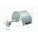 BERNARDO Schutzeinrichtunge für Drehmaschine – Modell PTO 03/500