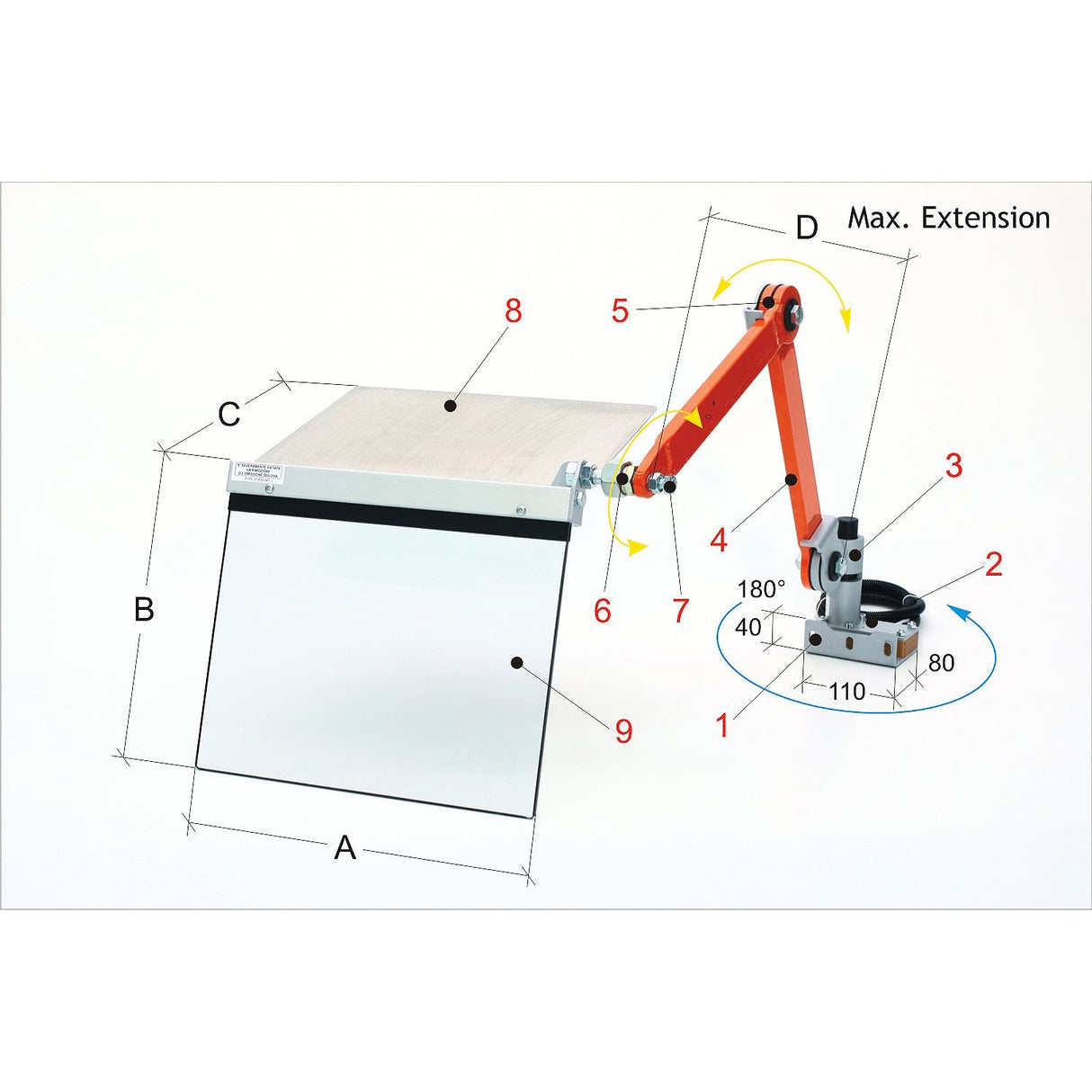 BERNARDO Schutzeinrichtunge für Drehmaschine – Modell PTO 10/350