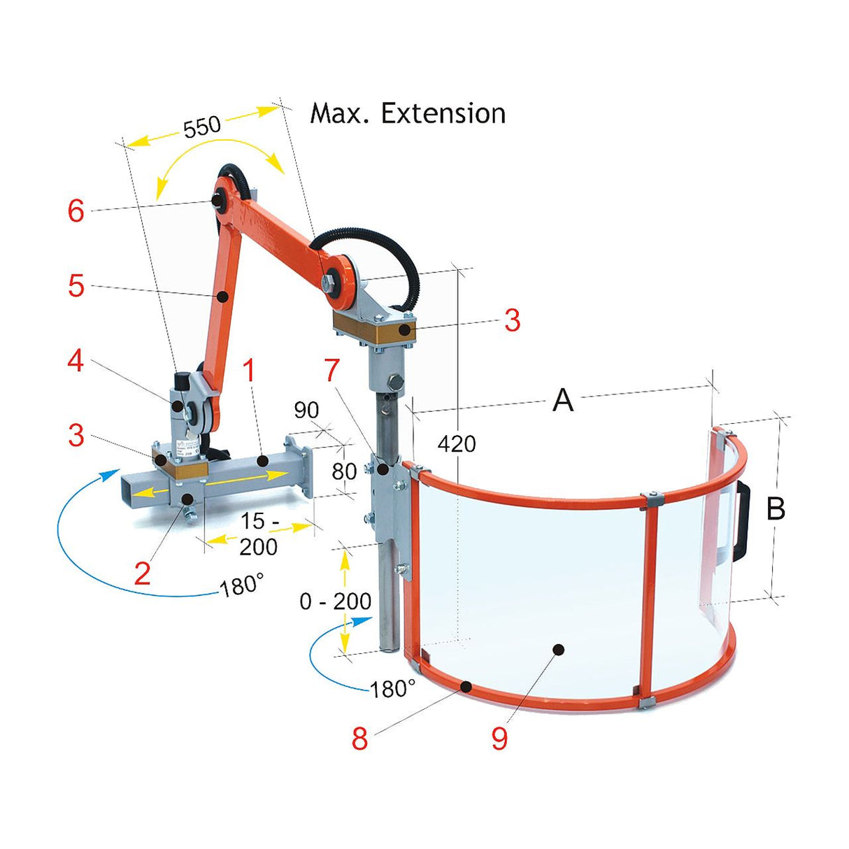 BERNARDO Schutzeinrichtunge für Fräsmaschine – Modell PFR 01/400/..