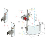 BERNARDO Schutzeinrichtunge für Bohrmaschine – Modell PTR 04/140