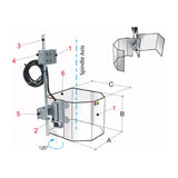 BERNARDO Schutzeinrichtunge für Bohrmaschine – Modell PTR 30/130