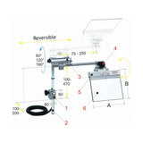 BERNARDO Schutzeinrichtunge für Schleifmaschine – Modell PMA 10/112