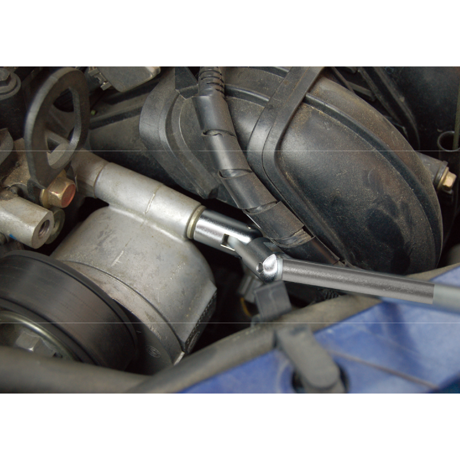 KING TONY Profi-Werkzeuge - T-Griff-Steckschlüssel, metrisch - 10 mm 575510M