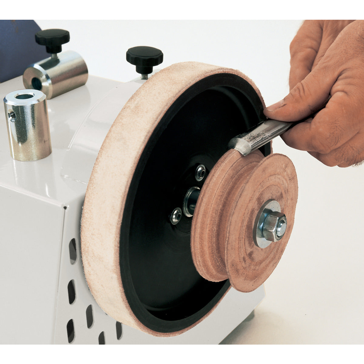 Holzkraft Lederabziehscheibe Ø 100 mm, profiliert - Art. 5760053