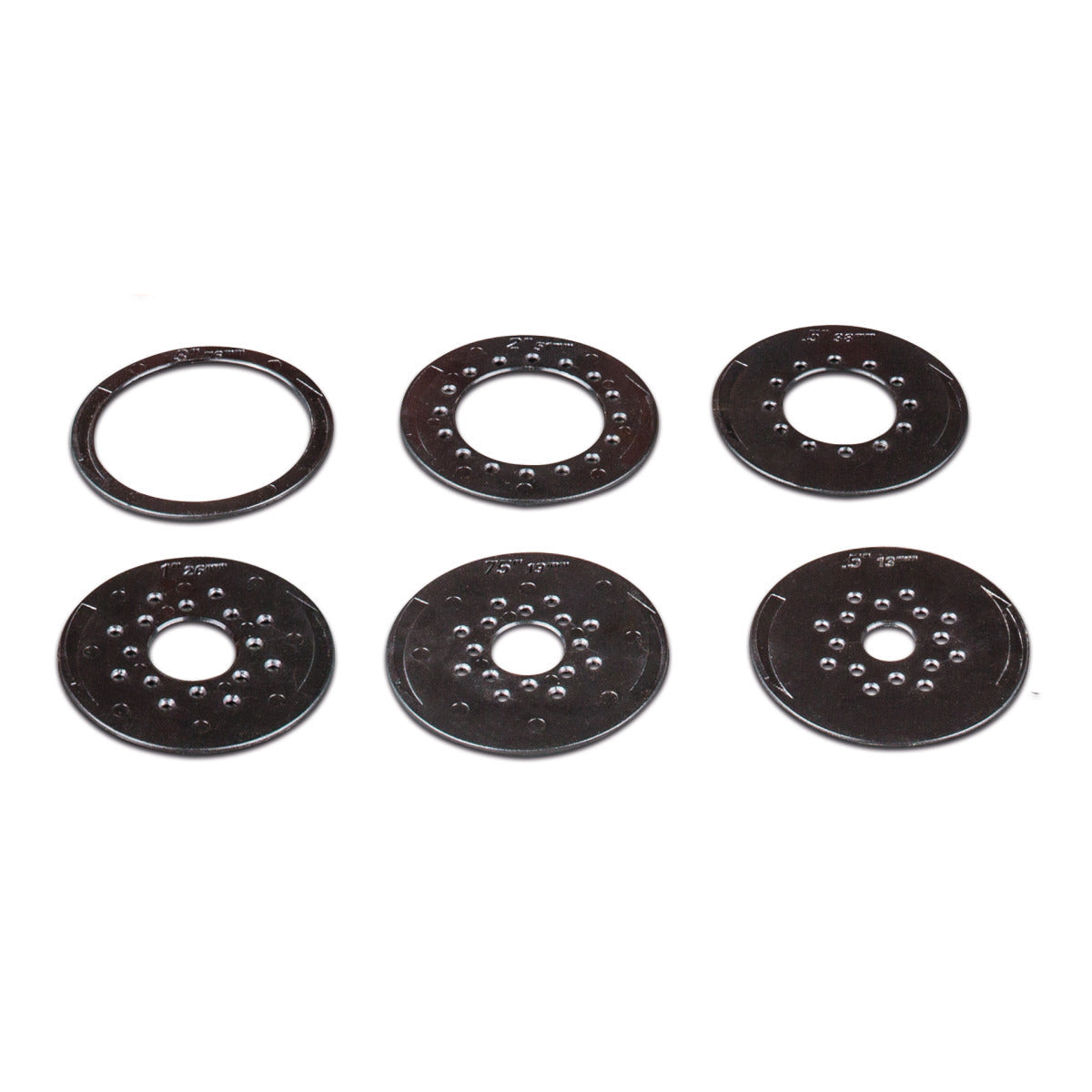 Holzstar Tischeinlagen-Set Ø 13/19/26/38/51/76 mm - Art. 5913500