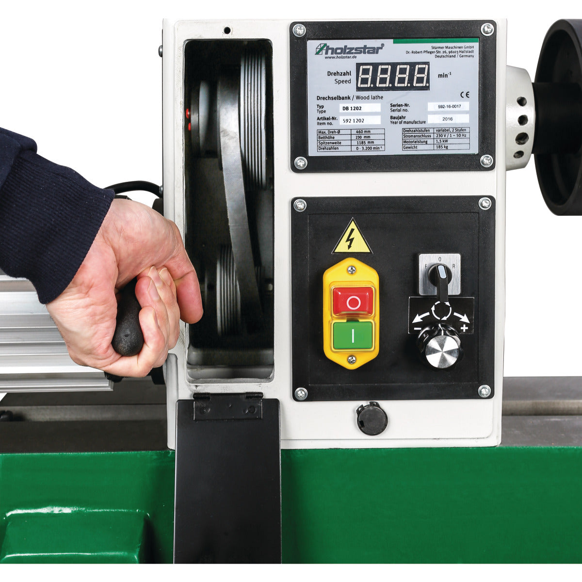 Holzstar Drechselbank DB 1202 Vario - Art. 5921202