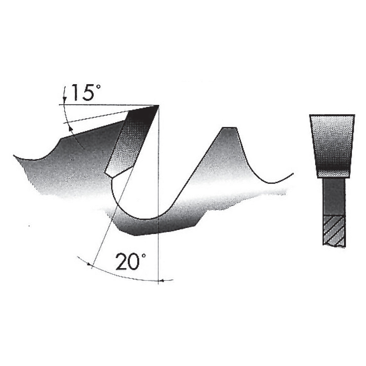 Holzkraft HM-Kreissägeblatt grobe Schnittgüte KSB-LF 700/46 HM - Art. 5970170