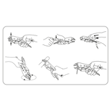 KING TONY Profi-Werkzeuge - Universal-Gripzange - 254 mm Nickel-Finish 601110