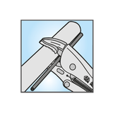 KING TONY Profi-Werkzeuge - Gripzange mit kurzen Backen - Ø 55 mm 604209