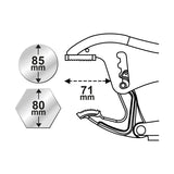 KING TONY Profi-Werkzeuge - Gripzange, lange Backen - Ø 85 mm 604310