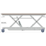 Unicraft Höhenverstellbarer Arbeitstisch HT 350 L LAP - Art. 6100356