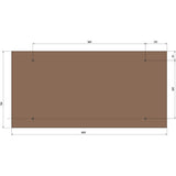 Holzkraft Arbeitsplatte Buche-Multiplex 1250 x 800 mm - Art. 5193301