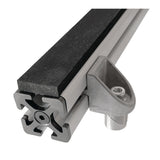 Unicraft Auflageschiene mit Antirutschbelag mit 2 Klemmbolzen Ø 20 mm - Art. 6112006