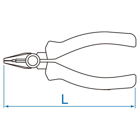 KING TONY Profi-Werkzeuge - Mini-Kombizange - 140 mm 611405