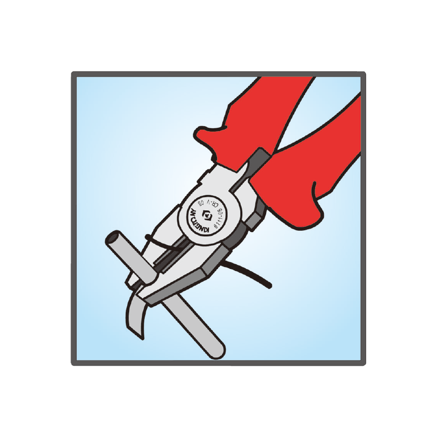 KING TONY Profi-Werkzeuge - Kombizange "bis 1000V isoliert" - 200 mm 611608A