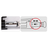 KING TONY Profi-Werkzeuge - Automatische Drahtzwirbelzange, umkehrbar 9° - 225 mm 612209X