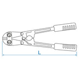 KING TONY Profi-Werkzeuge - Bolzenschneider, mittiger Schnitt - 750 mm 613130