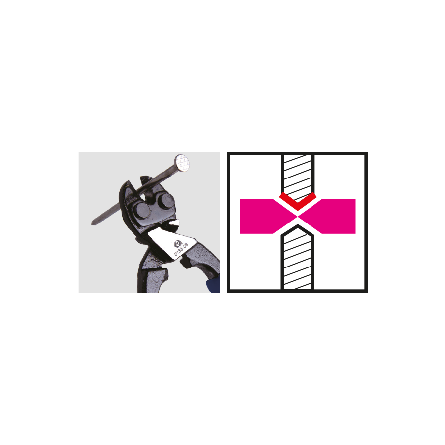 KING TONY Profi-Werkzeuge - Beißzange  200mm 613308