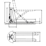 UNICRAFT Scherengabelhubwagen  PHH 1003 E – Version 1 SM-6150104