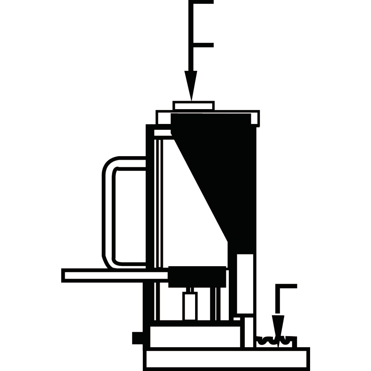 UNICRAFT Maschinenheber  MH 20 – Ausführung 1 SM-6190020