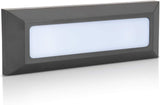 ASLO 4000k LED-Außenwandleuchte IP65, moderne Wandlampe in Anthrazit, Außenlampe 4 Watt, 300Lm