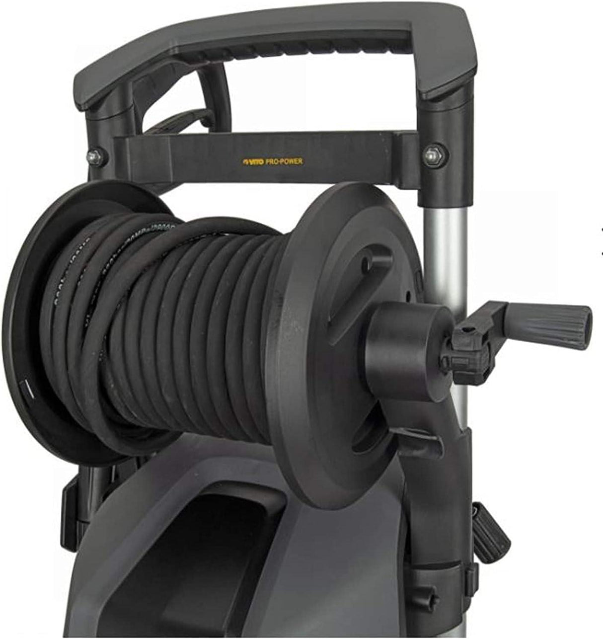 VITO Black Series Premium Hochdruckreiniger 180 bar - mit Wassertank, max. Druck 180 bar, max. Fördermenge 540 l/h, 3000W, Induktionsmotor, 8m Schlauch mit Trommel, Turbodüse - Pro Power - VIML180WR4 - Tools.de TP Profishop GmbH