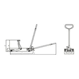 UNICRAFT Rangierwagenheber  SRWH 3000 QL – Variante 1 SM-6201103