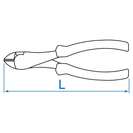 KING TONY Profi-Werkzeuge - Diagonale Beißzange "Heavy Duty" - 188 mm 623107