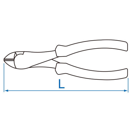 KING TONY Profi-Werkzeuge - Diagonale Beißzange "Heavy Duty" - 200 mm 623208