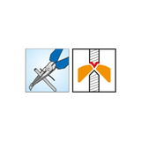 KING TONY Profi-Werkzeuge - Zange, halbrunde Backen - 169 mm 631306