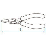 KING TONY Profi-Werkzeuge - Flachrundzange - 150 mm BLI633106