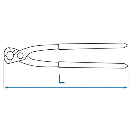 KING TONY Profi-Werkzeuge - Kneifzange, Blister BLI643111