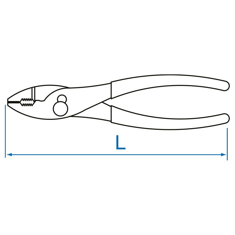KING TONY Profi-Werkzeuge - Kombizange - 210 mm 646308