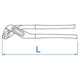 KING TONY Profi-Werkzeuge - Universalzange, 7-fach verstellbar - 250 mm BLI651610