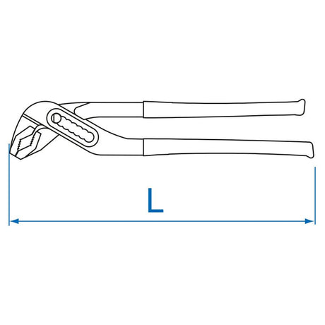 KING TONY Profi-Werkzeuge - Universalzange, 7-fach verstellbar - 250 mm BLI651610
