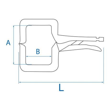 KING TONY Profi-Werkzeuge - Schweiß-Gripzange - 457 mm 662518