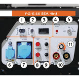 Unicraft Synchron-Stromerzeuger PG-E 55 SEA 4 in 1 - Art. 6706955
