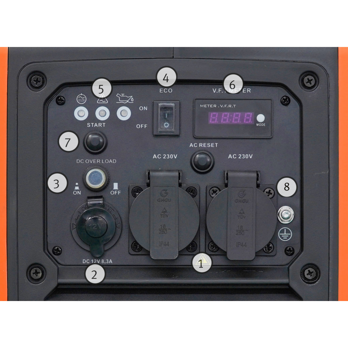 UNICRAFT Inverter-Stromerzeuger  PG-I 28 SE-S – Ausführung 1 SM-6707128