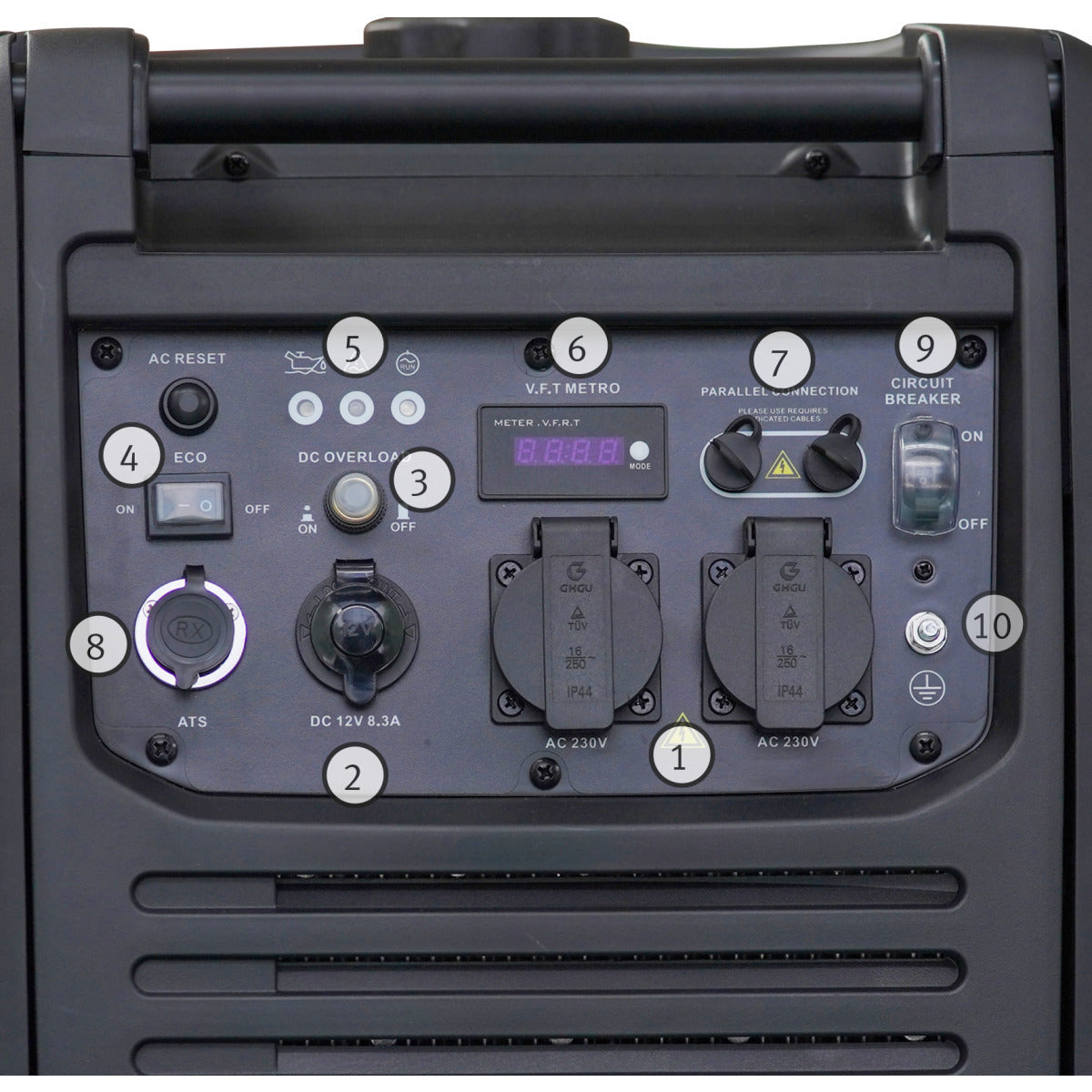 UNICRAFT Inverter-Stromerzeuger  PG-I 40 SE-S HC – Variante 1 SM-6707140