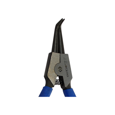 KING TONY Profi-Werkzeuge - Gebogene Außen-Sprengringzange, 90°, 180 mm - Konische Spitze Ø 1,8 67SB07