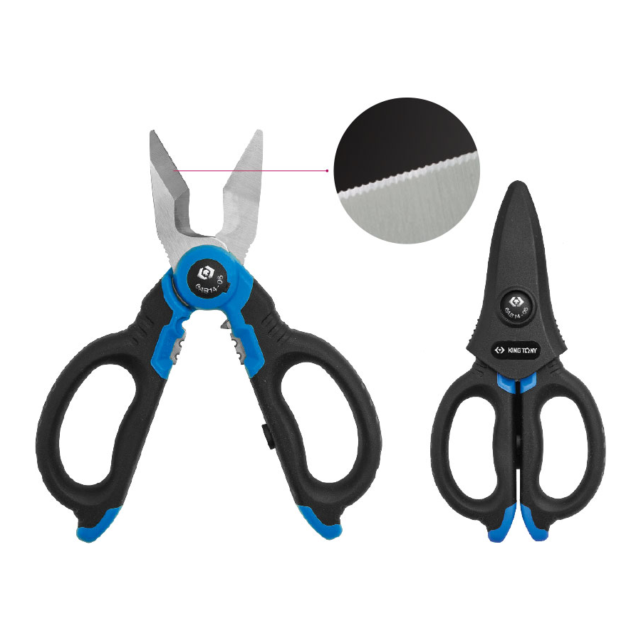 KING TONY Profi-Werkzeuge - Elektriker Schere 6AB1406