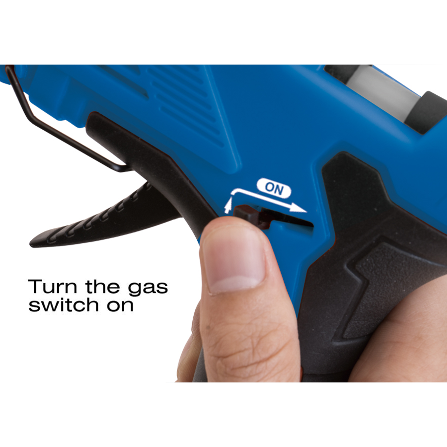 KING TONY Profi-Werkzeuge - Butangas-Klebepistole 6BJ21