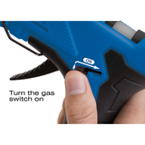 KING TONY Profi-Werkzeuge - Butangas-Klebepistole 6BJ21