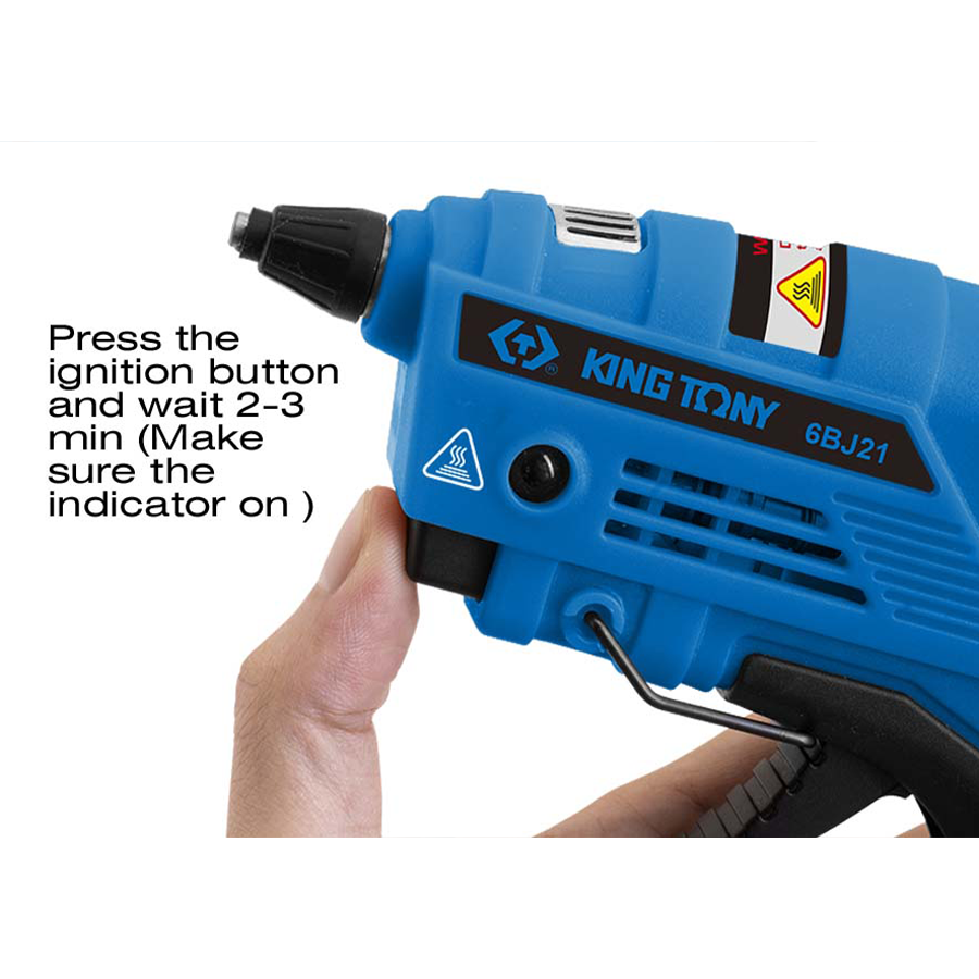 KING TONY Profi-Werkzeuge - Butangas-Klebepistole 6BJ21