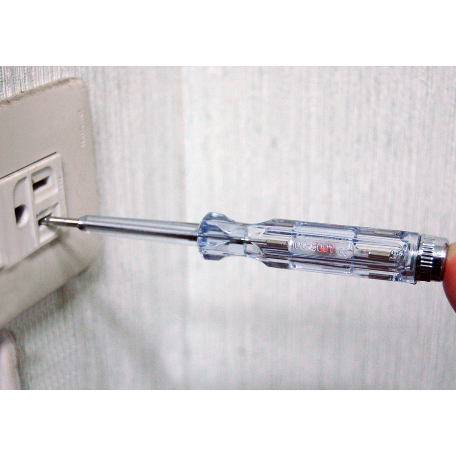 KING TONY Profi-Werkzeuge - Spannungsprüfer-Schraubendreher 6CB02